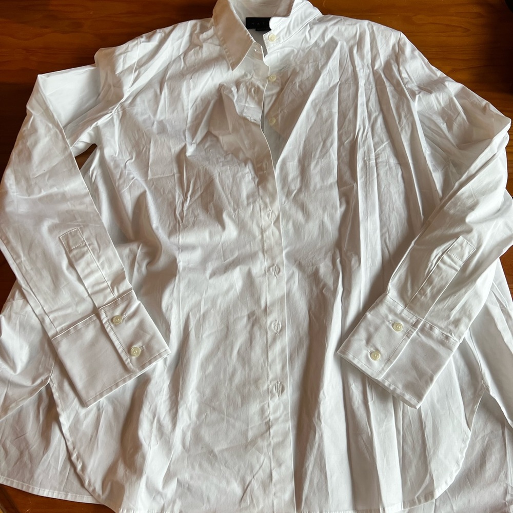 Hatch White Button Down Shirt